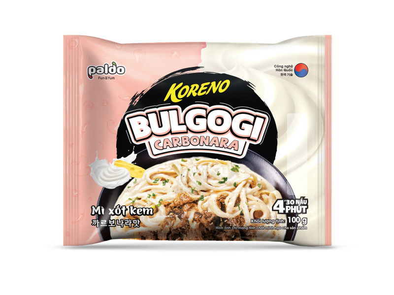 Mì Koreno Bulgogi Carbonara