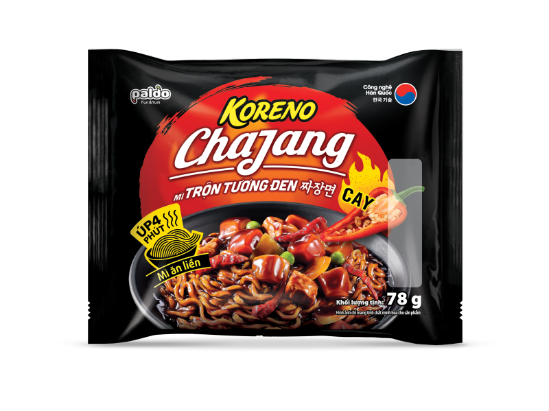 Mì Trộn Tương Đen Cay Koreno Chajang