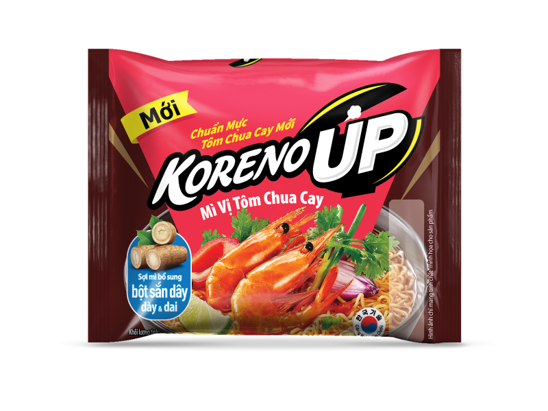 Mì Koreno Up Tôm Chua Cay