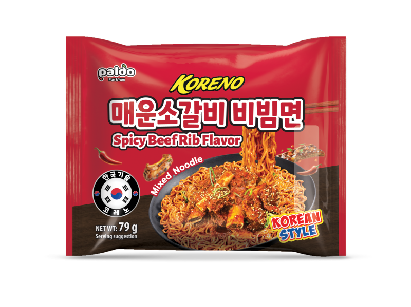 Mì Trộn Koreno hương vị Sườn bò cay