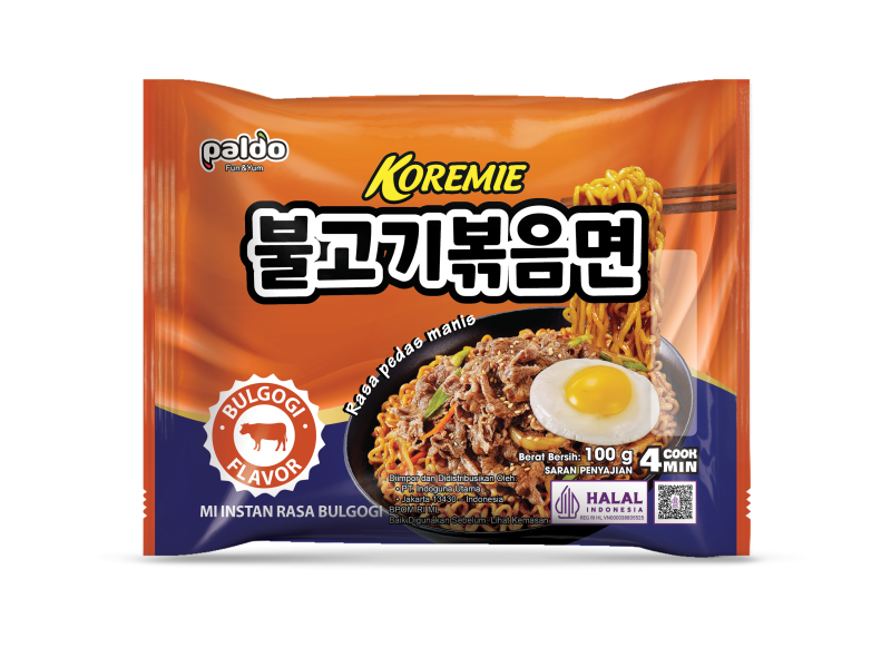 Mì Koremie Bulgogi Hương Vị Bò Xào Cay